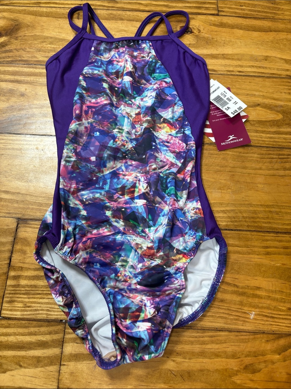 NWT Motionwear Small Adult Gymnastics Leotard Style 1275 Color 888